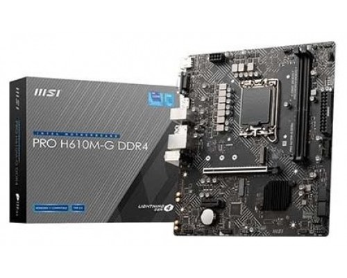 PLACA BASE MSI PRO H610M-G 1700 MATX 2XDDR5